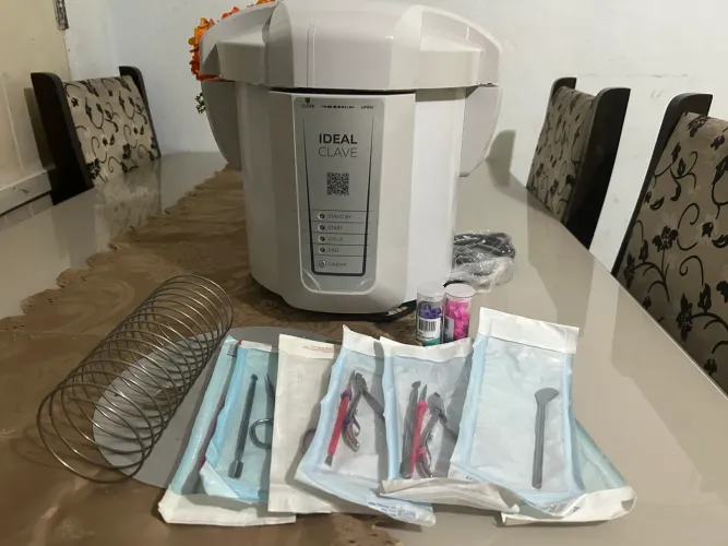 Autoclave + Itens de manicure 