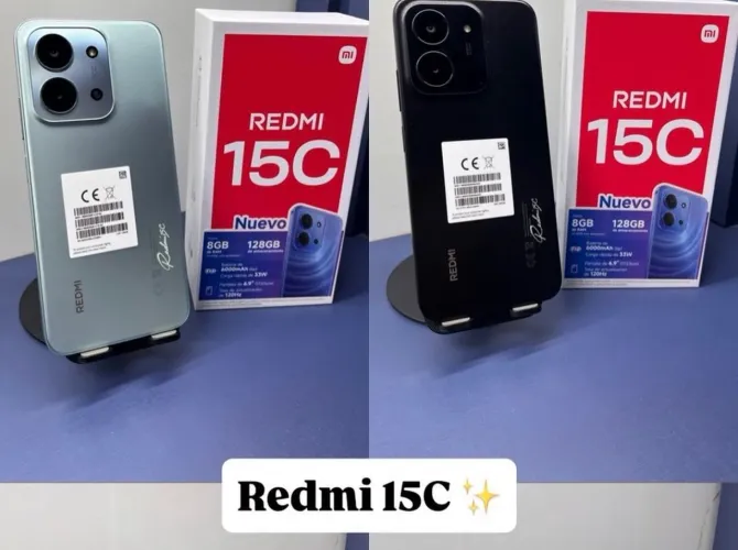 Telefone Xiaomi Redmi 15c 6gb Ram 128gb Rom 6,9" 6000mah Verde