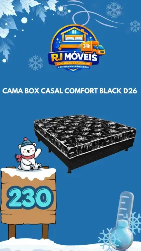 Cama box casal D26 (Pague na entrega)