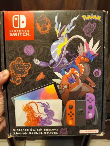 Nintendo Switch OLED - Edição Limitada Pokémon Scarlet & Violet