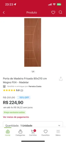 Porta de quarto