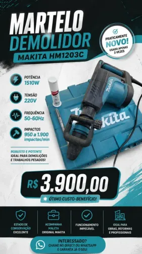 Martelete Makita 10kg