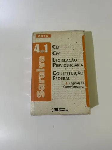 Livro CLT, CPC, Legislação Previdenciária e Constituição Federal - 5ª Edição | Saraiva