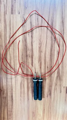 Corda de pular para exercícios, marca Rubber fit