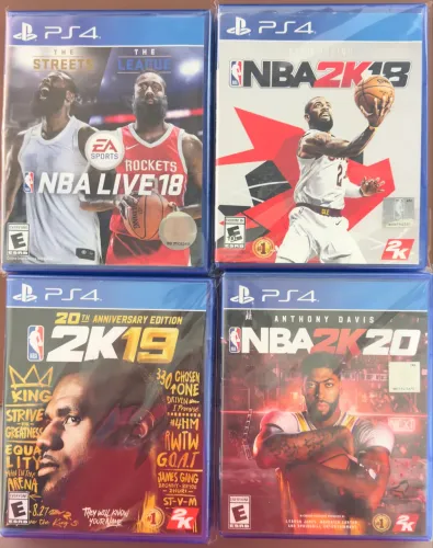Jogos de PS4 - NBA GAMES 2018, 2019 e 2020