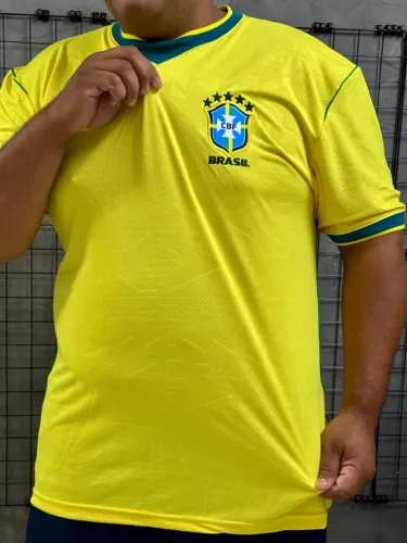 CAMISA DO BRASIL PLUSIZE