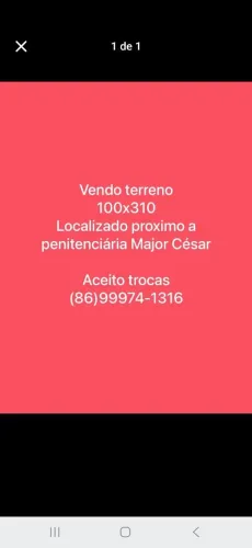 VENDO TERRENO 100X310