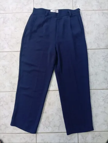 Calça em ALFAIATARIA Feminina Azul MARINHO tam.G/42
