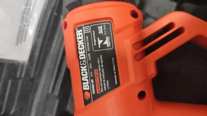 SOPRADOR TÉRMICO - BLACK E DECKER HG 2000 127v.