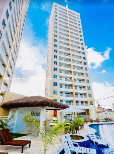 Apartamento em Nova Parnamirim, Aquarelle: 3 quartos, 1 suíte e sala ampla para 2 ambiente