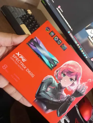 Memória Ram Ddr4 XPG Spectrix D60g RGB 16gb CL16 (2x8gb) 3200mhz