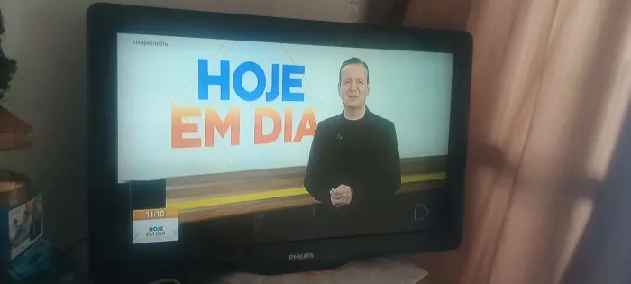 Televisão funcionando perfeitamente