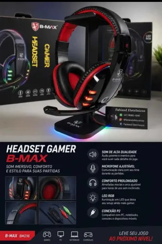 FONE DE OUVIDO GAMER NOVO PROMOÇÃO