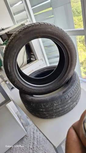 Pneus 17" - Dunlop, Pirelli e Hankook (usados em ótimo estado