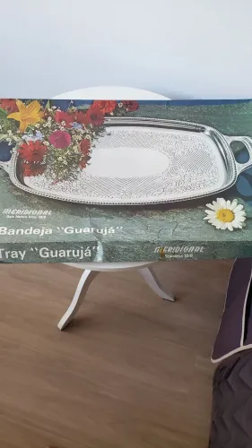 Bandeja grande aço nobre inox da Meridional 