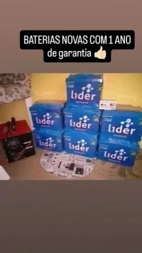 Bateria lider 45 amperes selada sem manutenção nova com 1 Ano de garantia !!!