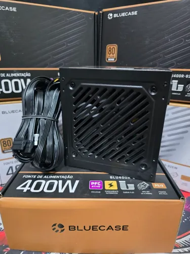 Fonte Gamer 400w 80+ Bronze Cabos Flat C/ Cabo