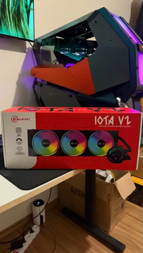 Water Cooler 360mm Kalkan Iota V2 ARGB - Estado de Novo (Garantia de 6 Meses)