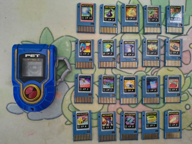 PET Megaman + 20 Chips de Batalha