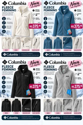 Vendo jaqueta Columbia Fleece Feminino original novo com etiqueta 