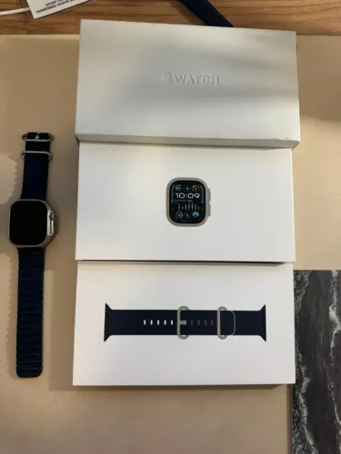 Apple Watch Ultra 2 GPS + Cellular 49mm - Titânio - Único Dono - Excelente Estado