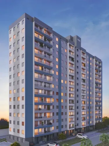 Apartamento com 2 dormitórios à venda, 38 m² por R$ 265.958 - Praia do Futuro II - Fortale