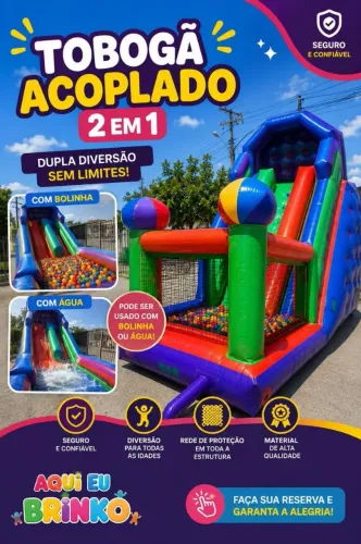 Aluguel de brinquedos infláveis agenda aberta para outubro