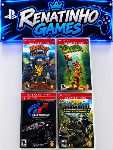Lotes de 4 Jogos PSP
