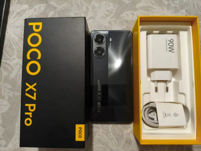 Poco X7 Pro Black- 8+8/256 - Completo