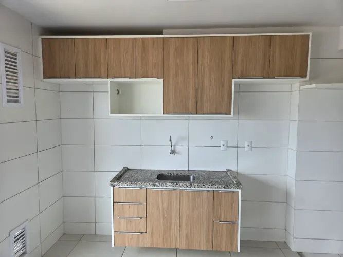 Armários de cozinha com pia