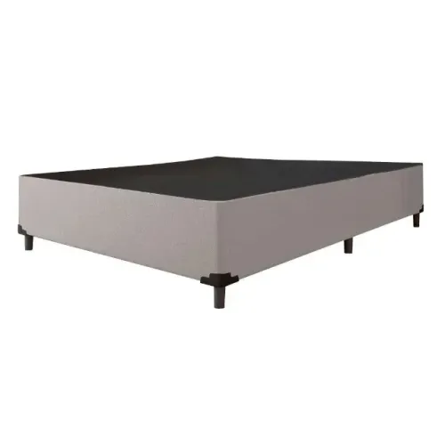 Cama Base Box Casal Cor Fumaça