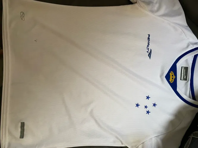 Camisa Branca Penalty (Tamanho G): Modelo Away de 2015