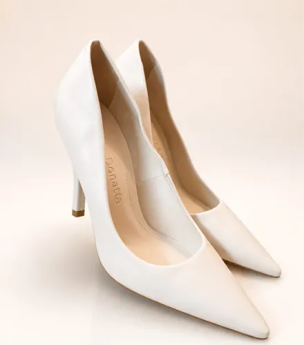 Scarpin Branco Donatta - 37