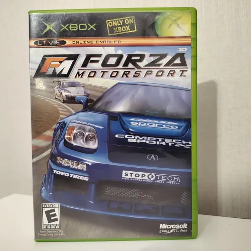 Forza Motorsport Xbox Clássico Original Americano Completo CIB Mídia Física Raro