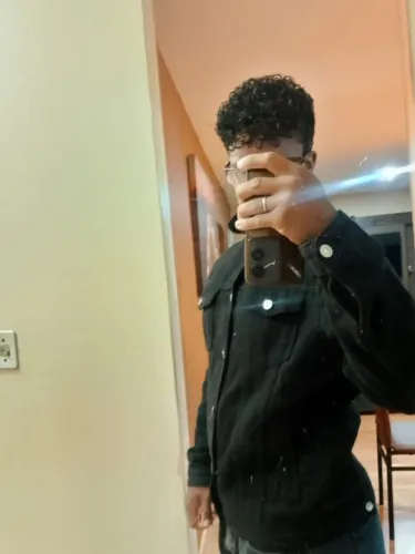 Jaqueta jeans preta