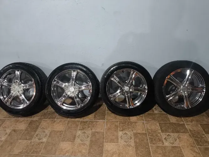Rodas rodas de liga alloy wheels aro 17 cromadas