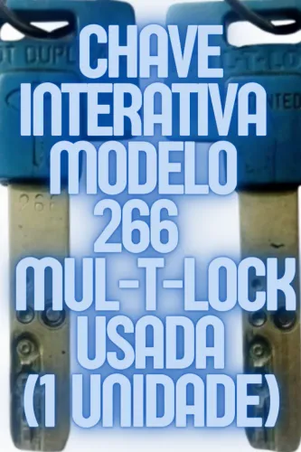 Chave Interativa Mul-T-Lock Usada 