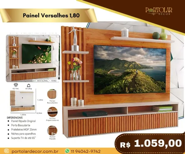 Painel Versalhes 1.80 - à pronta entrega