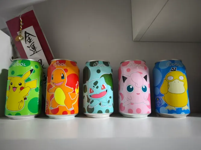 Latinhas Pokémon para decoração