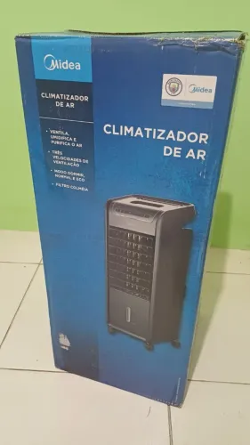 Climatizador de Ar Frio, 60W, 4,5L, Midea Preto 220V, AKAP2