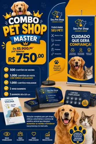 500 cartões de vacina+1000 cartões +1 Wind banner + 1 banner 