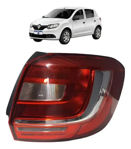 Lanterna Traseira Direita Renault Sandero 1.0 2020 Uzad0 Direito/passageiro Bicolor