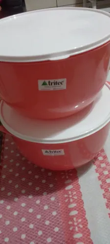 Tigelas plástico grande nova