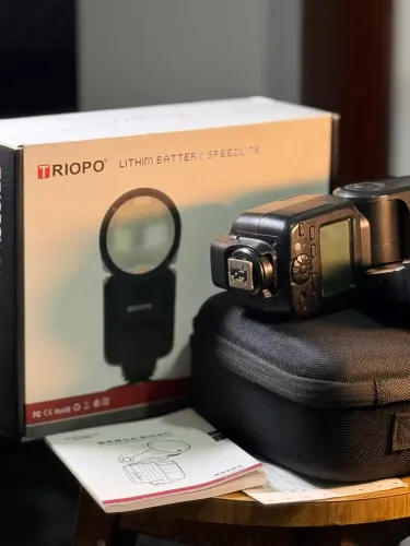 Flash Bateria Cabeça Redonda Triopo R1