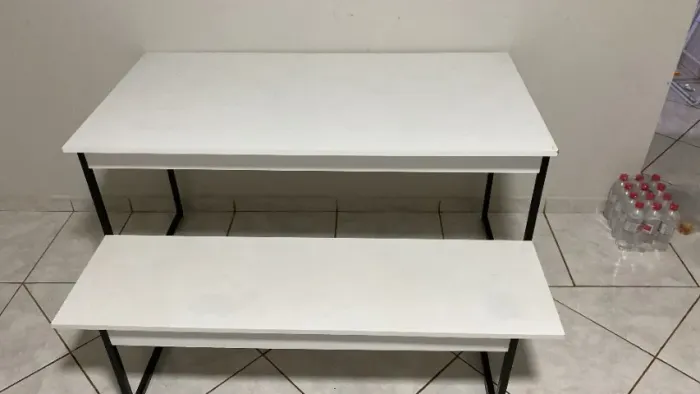 Mesa Retangular c/ 2 Bancos