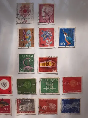 VENDO LOTE DE SELOS ANTIGOS. DEUTSCHE BUNDESPOST