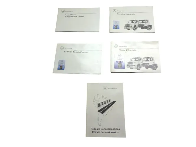 Kit Manual Do Proprietário Mercedes Benz L1620 2001 