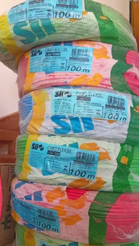 Peças com 100m de fio elétrico flexivel marca Sil a partir de R$210