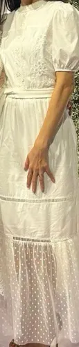 Vestido longo branco