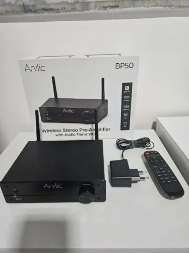 Arylic BP50 Pré-amplificador DAC ESS ES9023P AptX HD HDMI ARC Phono in